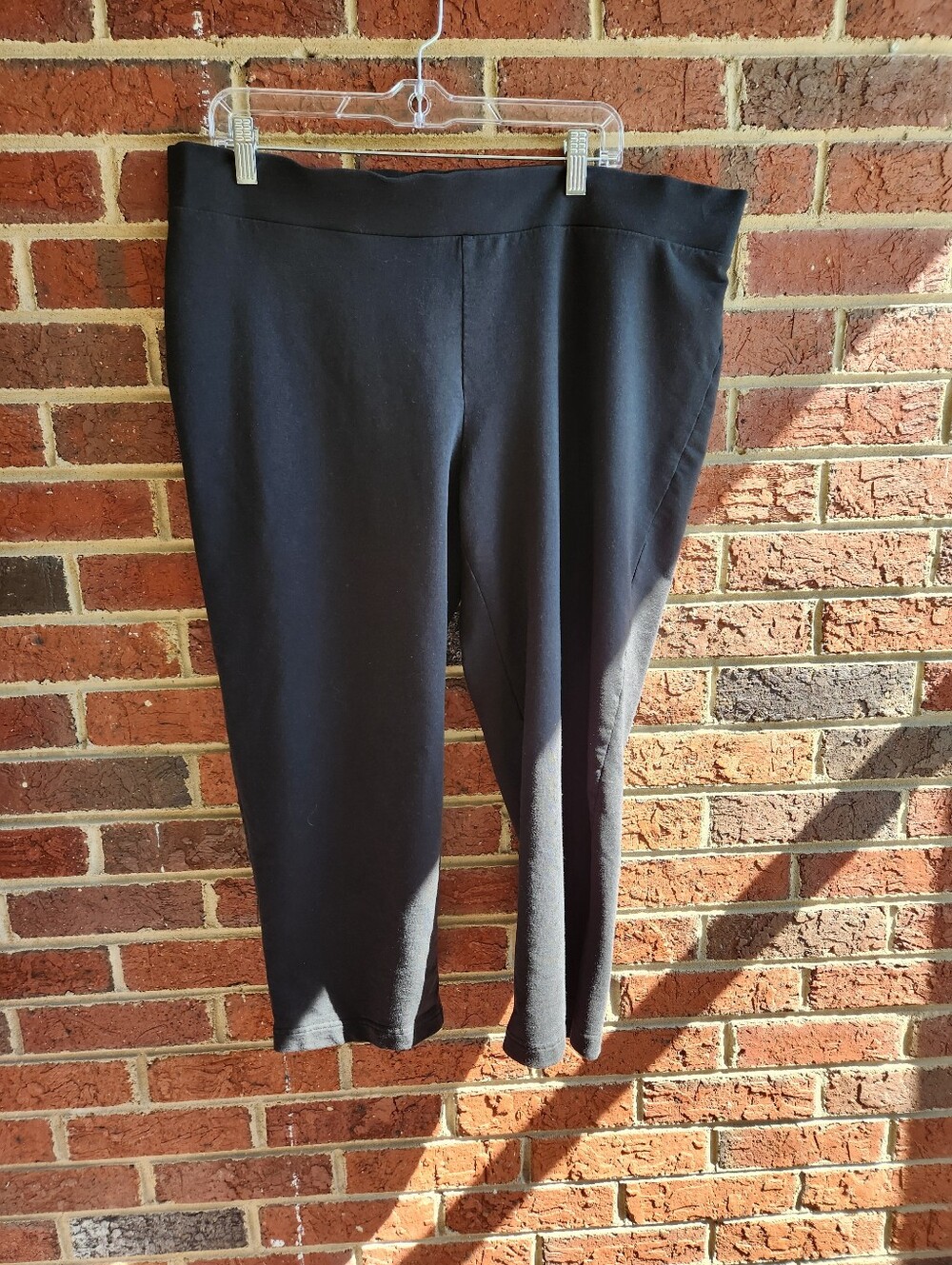 Pure Jill XL Pull On Capri Black Pant